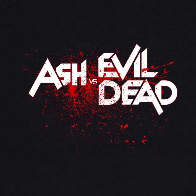 Ash vs Evil Dead --- splatter title by teeesome